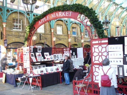 L'Apple market, a Covent Garden, Londra