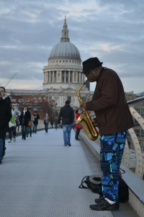 Il Millennium Bridge di Londra, UK