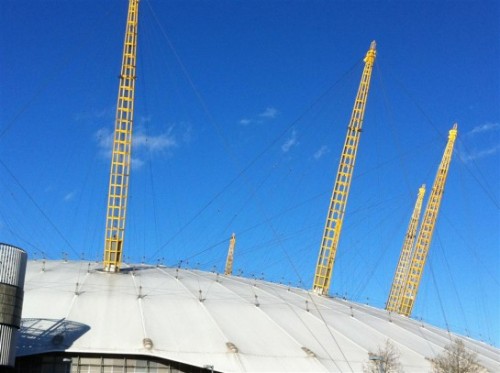 L'o2 Arena, ricordato anche come il Millenium Dome di Londra