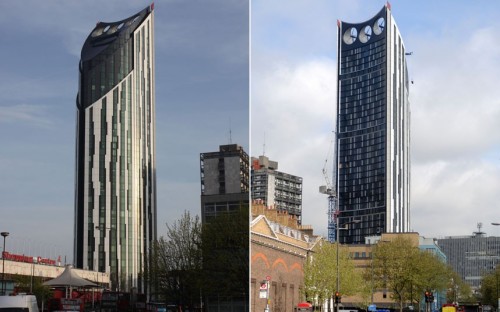 La torre Strata SE1, in zona Elephant & Castle a Londra